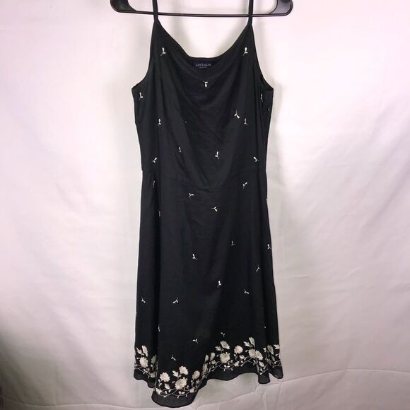 Ann Taylor Spaghetti Strap Black Dress - Picture 1 of 5